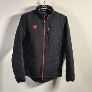 Homeschool Jacket Mens Black Red Insulated Continuum Mid Size Large Snowboarding